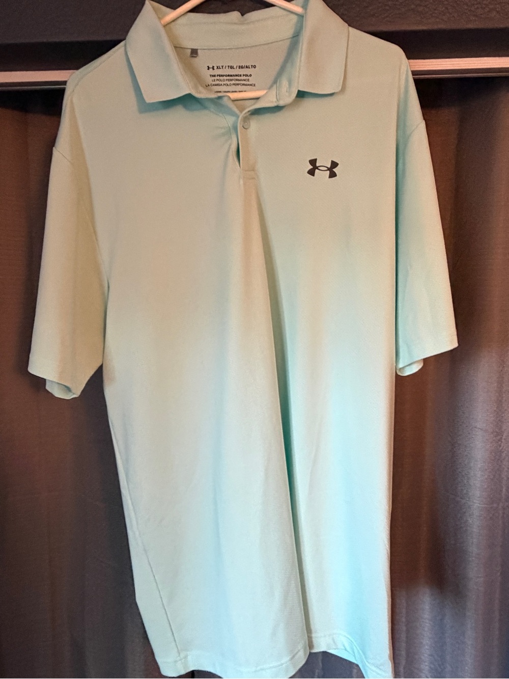 Under Armour Men's Polo Shirt - Mint Green